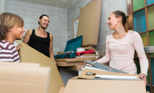 Professional team handling commercial moving in Putney