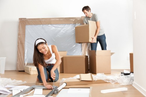 Man and van service assisting with a home move in Putney