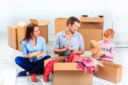 Secure transportation by man and van movers