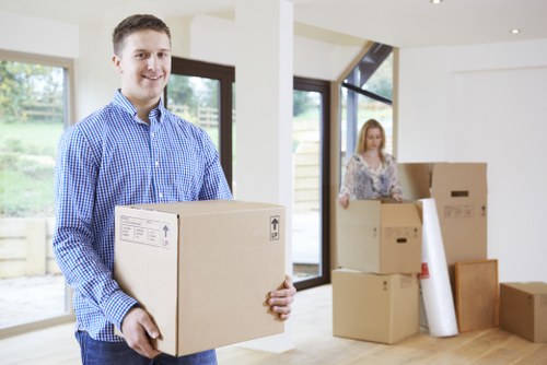 Putney Removals team carefully handling furniture