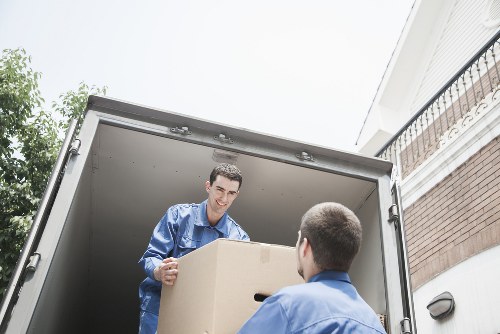 Eco-friendly moving truck in Putney