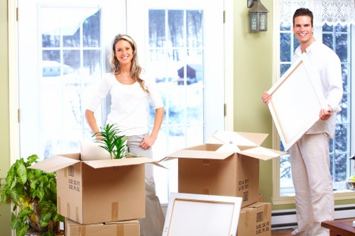 Office setup in new location after relocation by Putney Removals