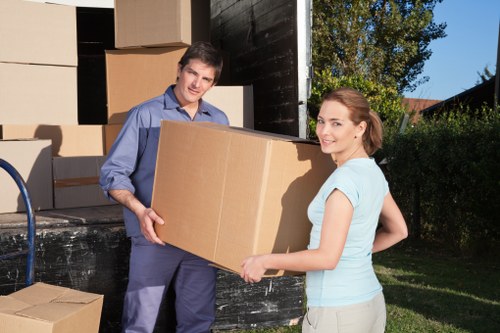 Happy customers with their new home after using Putney Removals